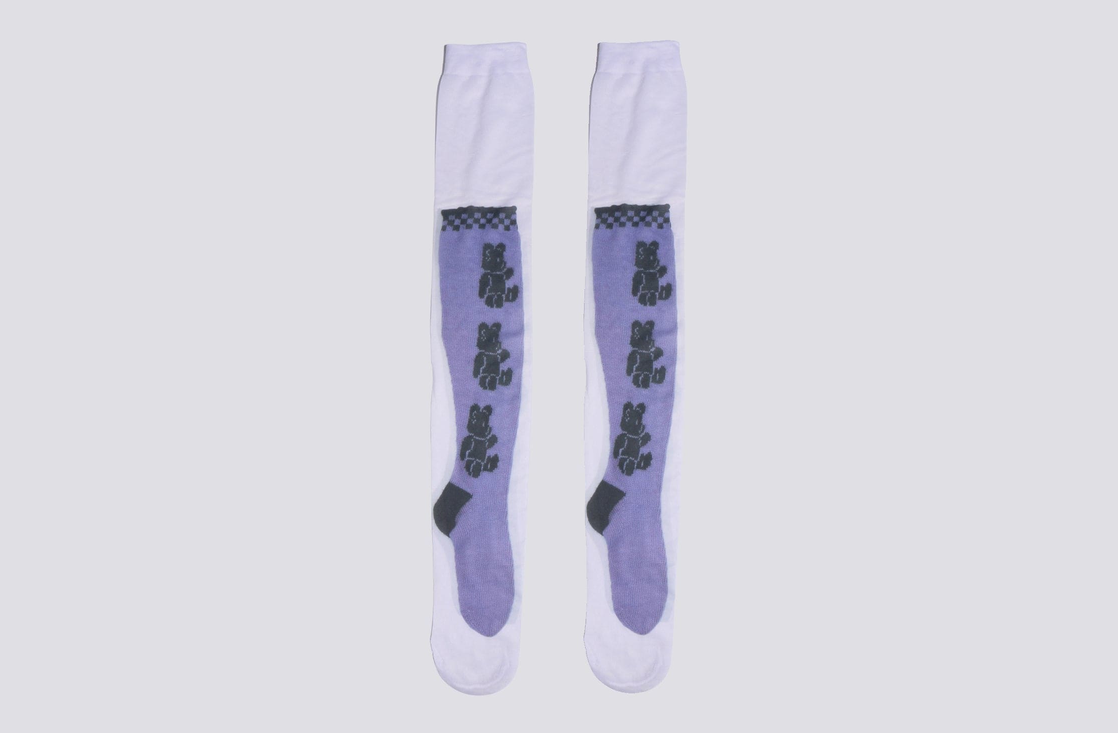 Maimoun Sophia Khaled Teddy Knit Socks On Socks