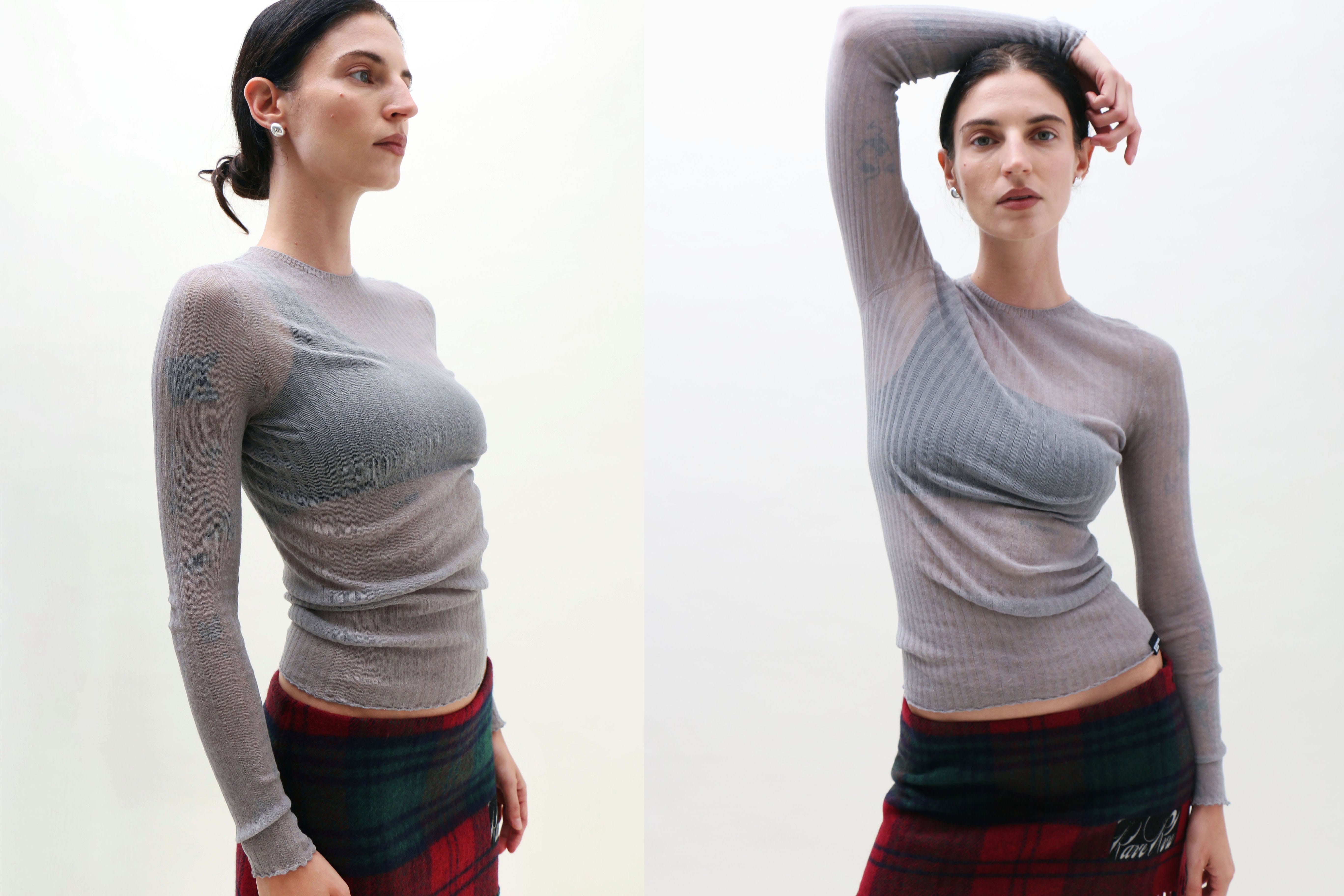 Maimoun Standard Issue Drizzle Tulle Top