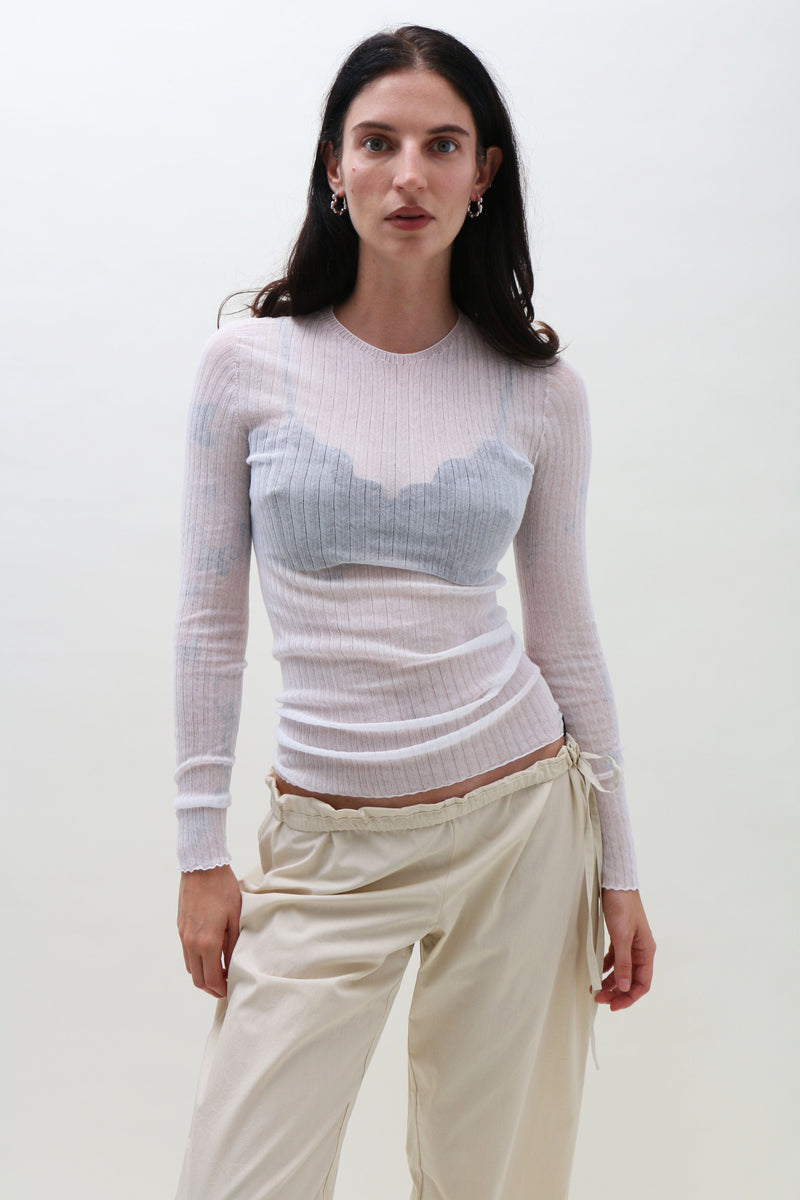 Standard Issue ~ White Tulle Top | MAIMOUN