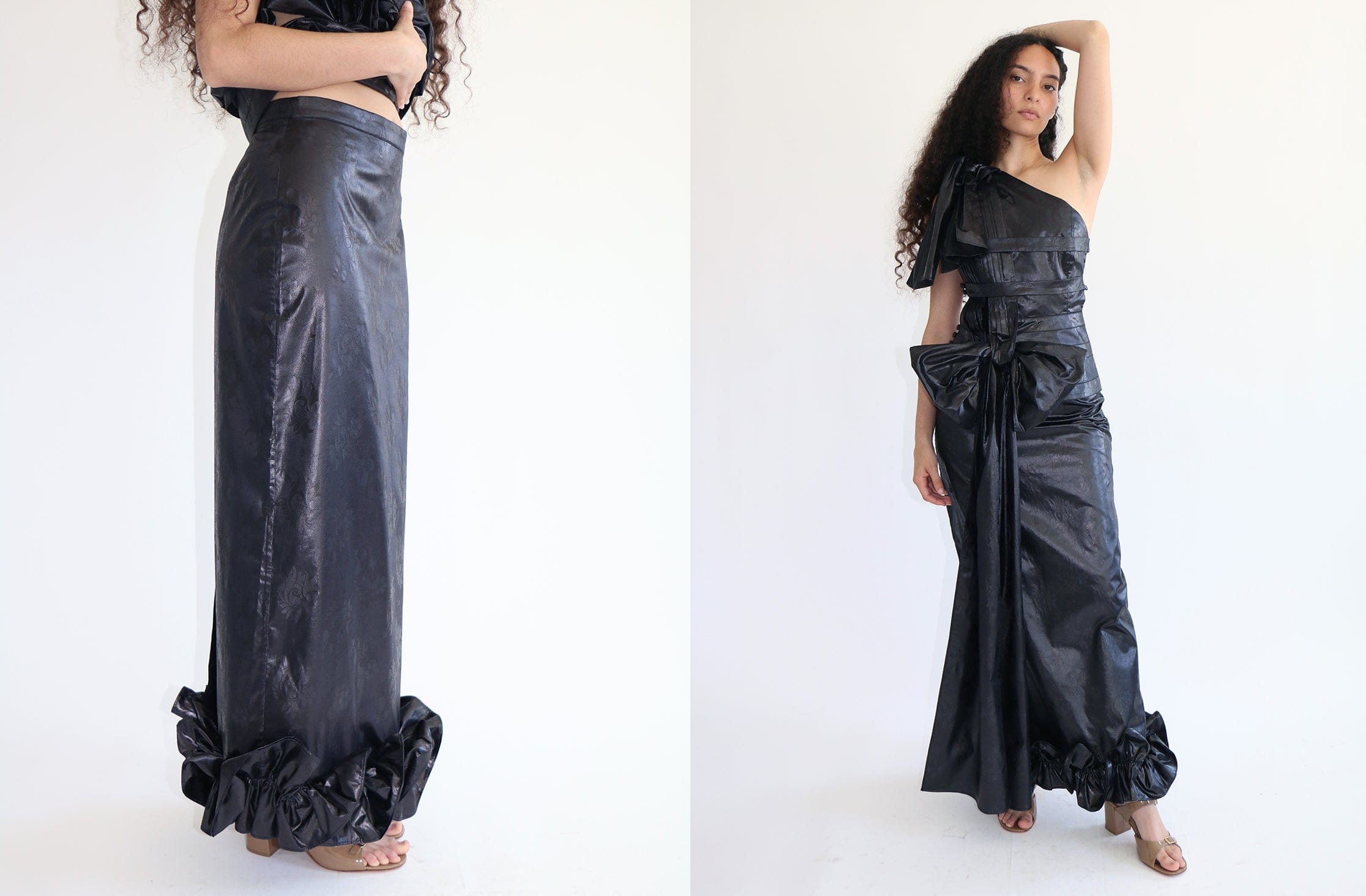 Maimoun Super Yaya Onyx Nyla Maxi Skirt