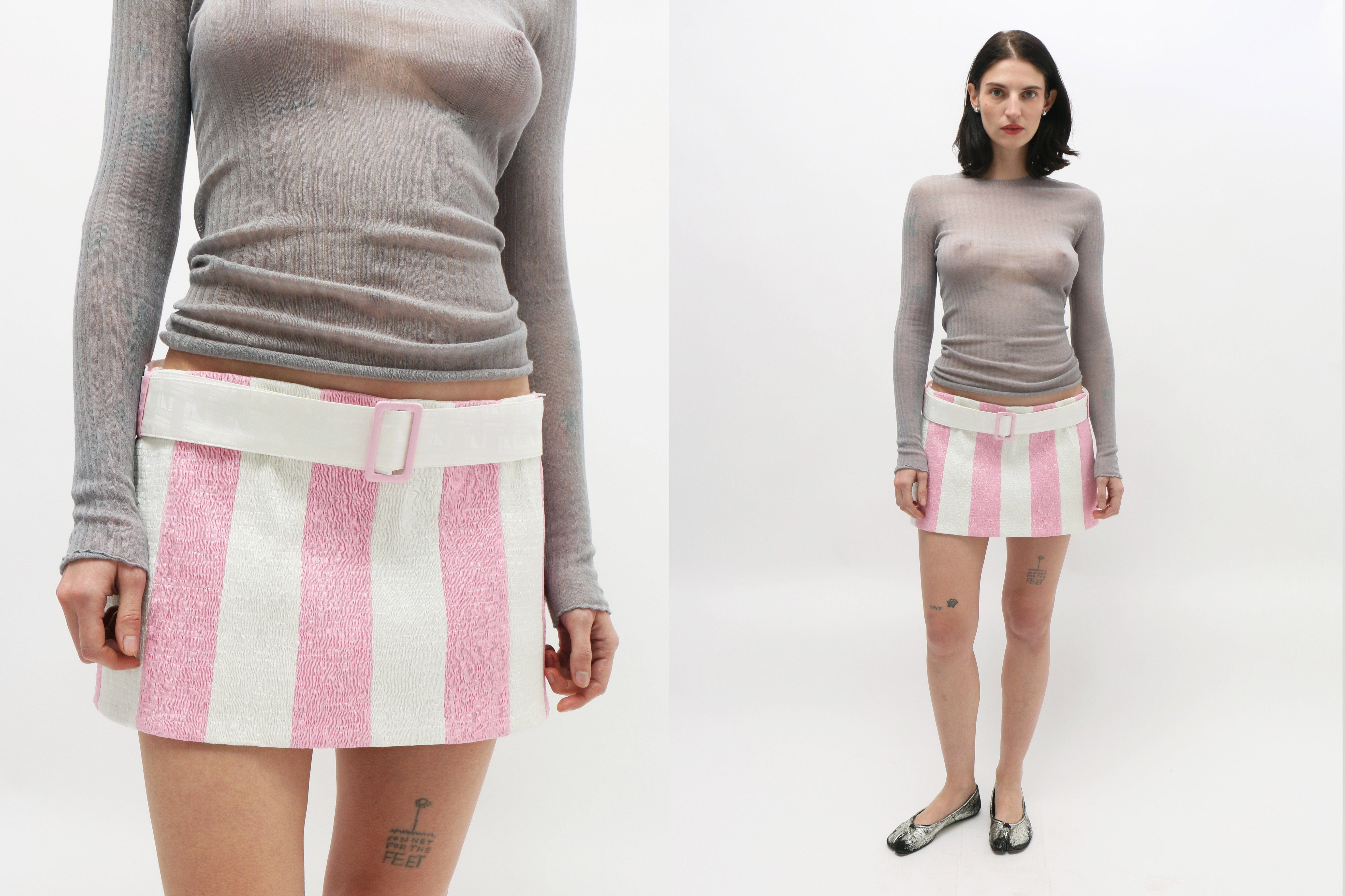 Maimoun Super Yaya Tapisserie Mini Skirt