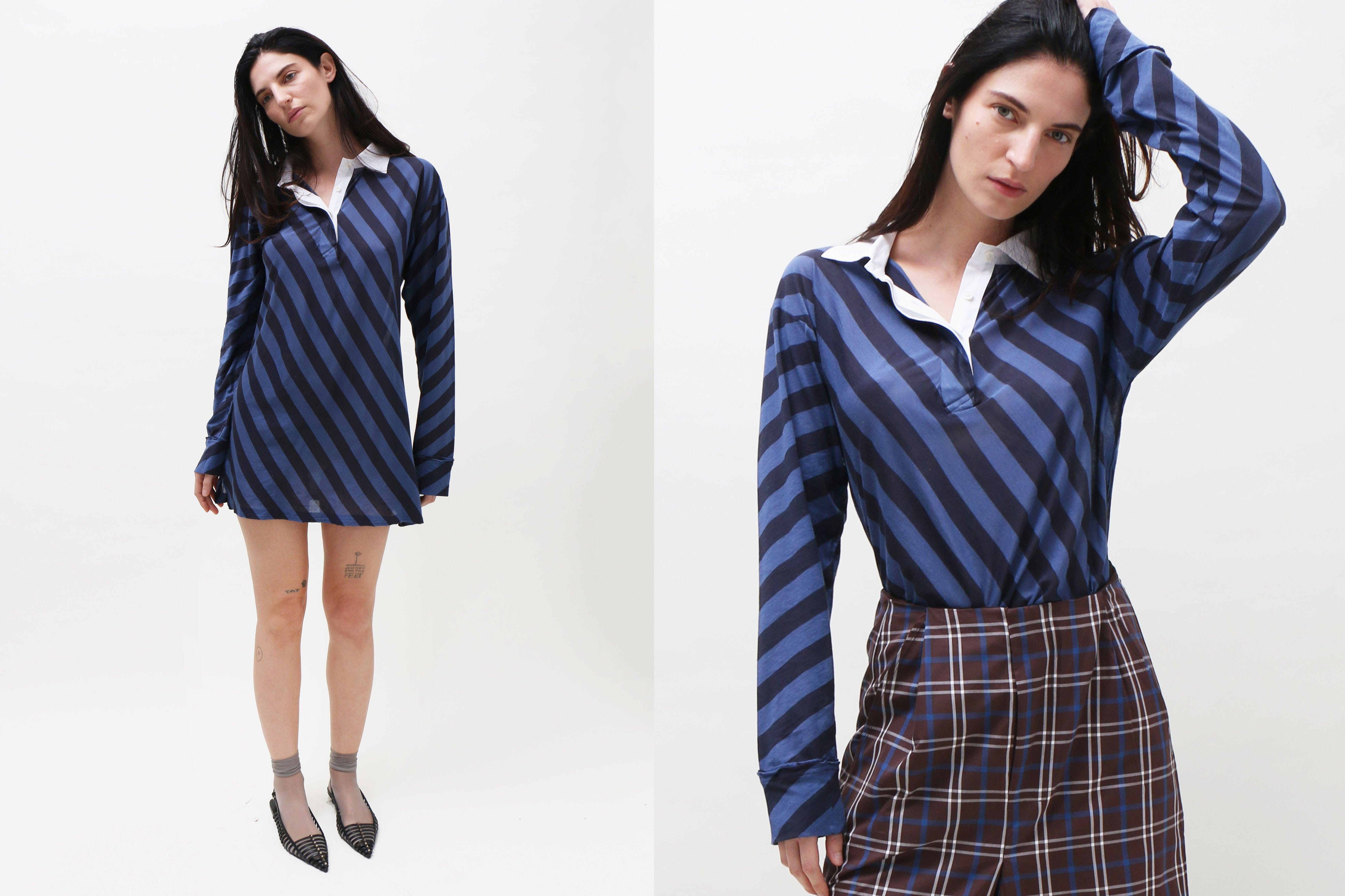 Maimoun Talia Byre Navy Rugby Sweater
