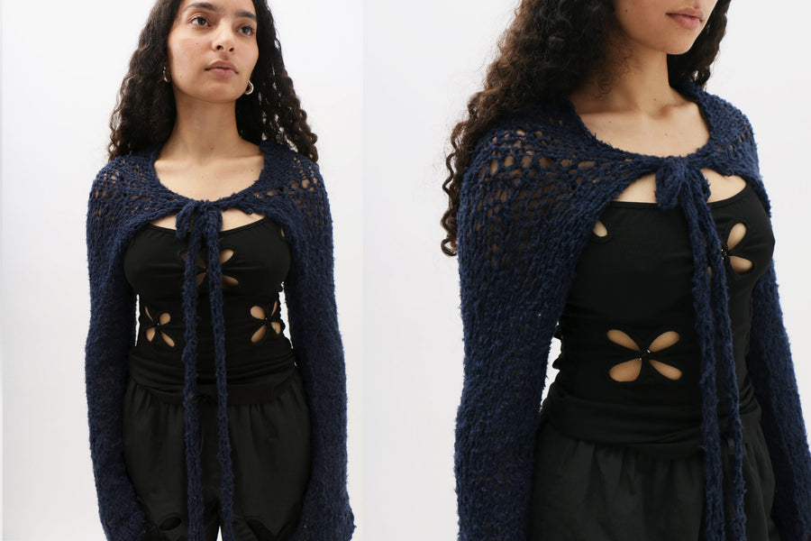 Maimoun Vaisseau Navy Soft Bolero
