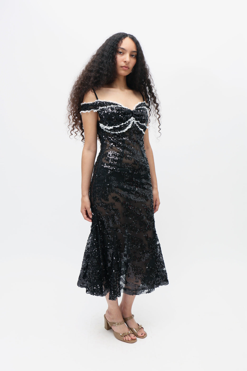 Yuhan Wang ~ Off Shoulder Sequin Dress | MAIMOUN Yuhan Wang ~ Off Shoulder Sequin Dress | MAIMOUN