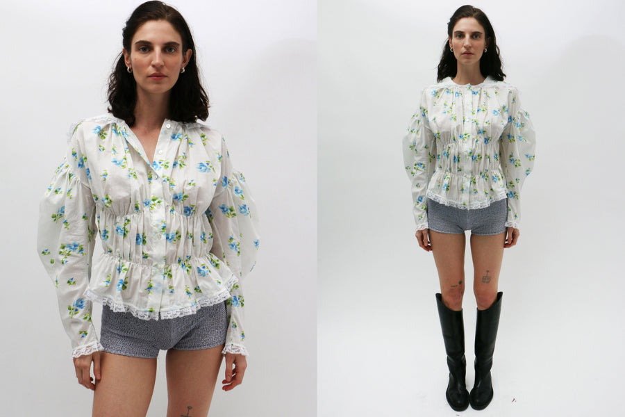 Maimoun Yuhan Wang Rose Printed Blouse