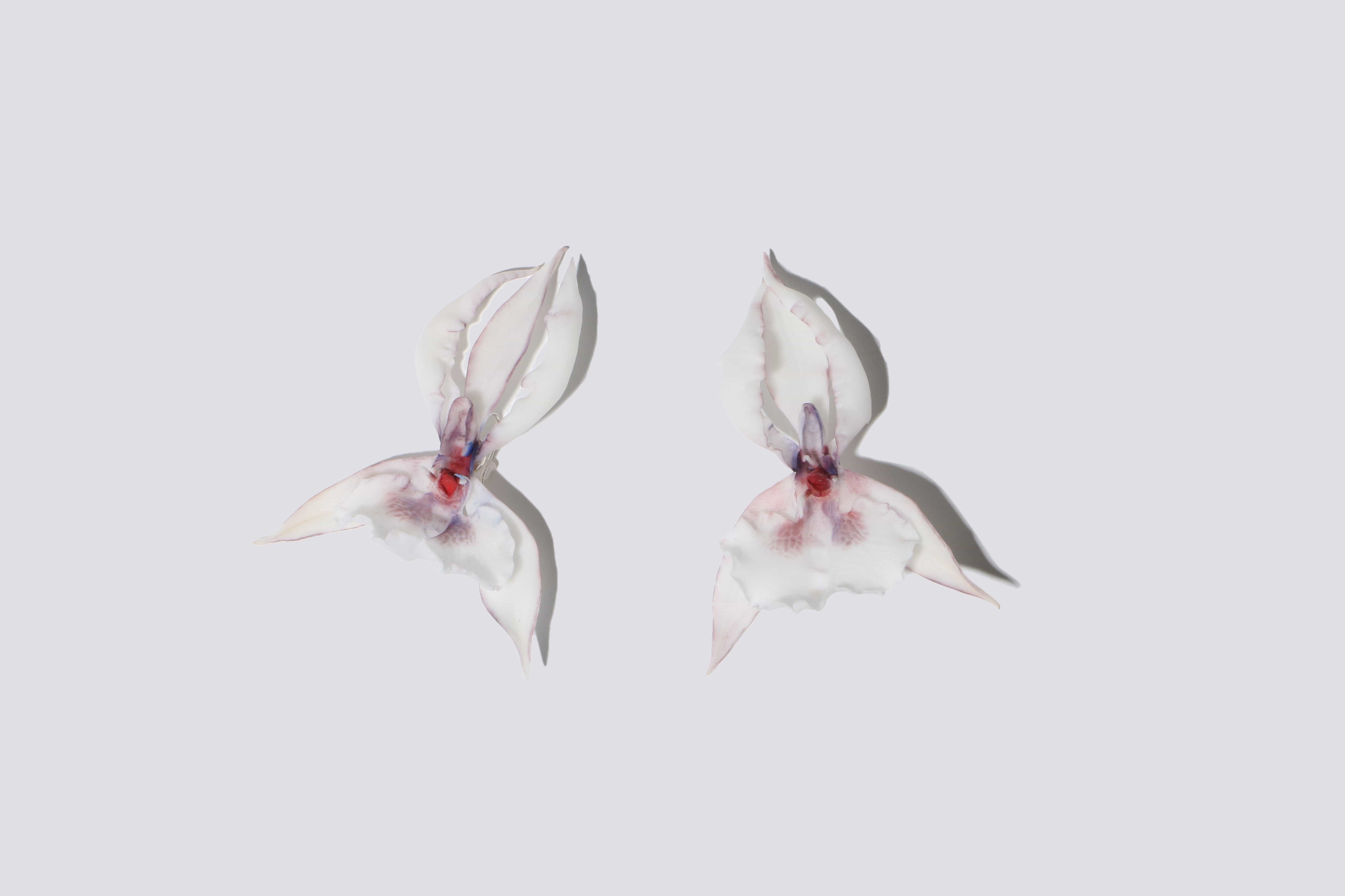 Maimoun Baggira Ballerina Orchid Earrings