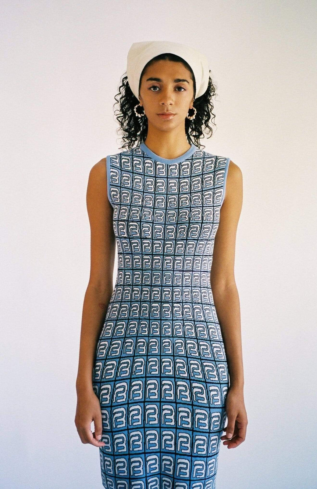 Barragán ~ Monogram Fisheye Knit Dress