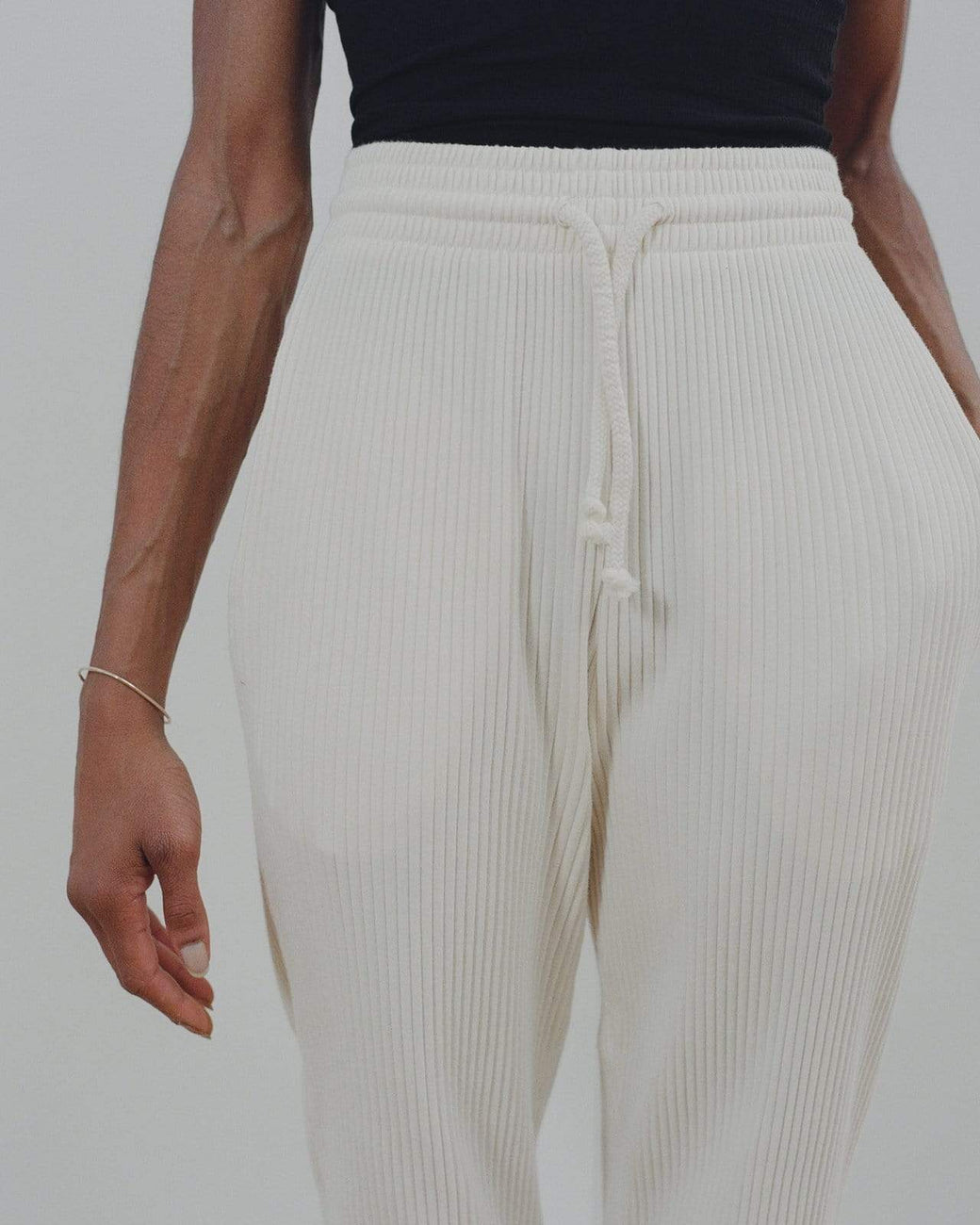 Baserange ~ Off White Sweat Pant | MAIMOUN