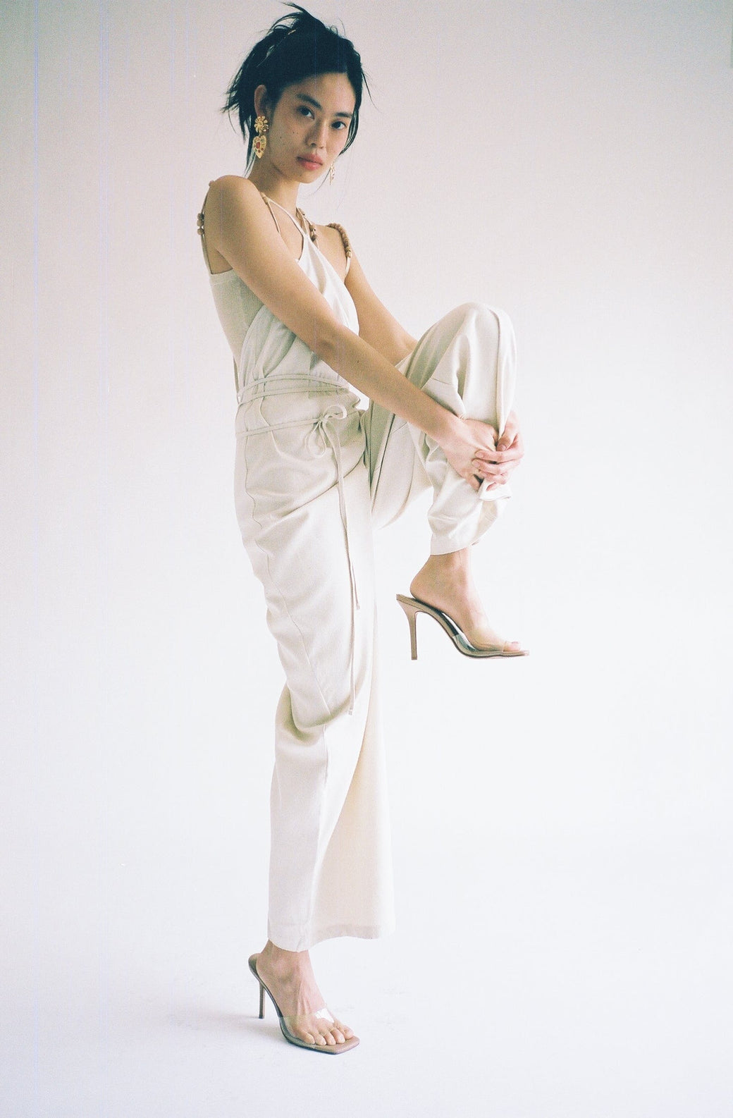 Baserange ~ Undyed Ligo Jumpsuit | MAIMOUN