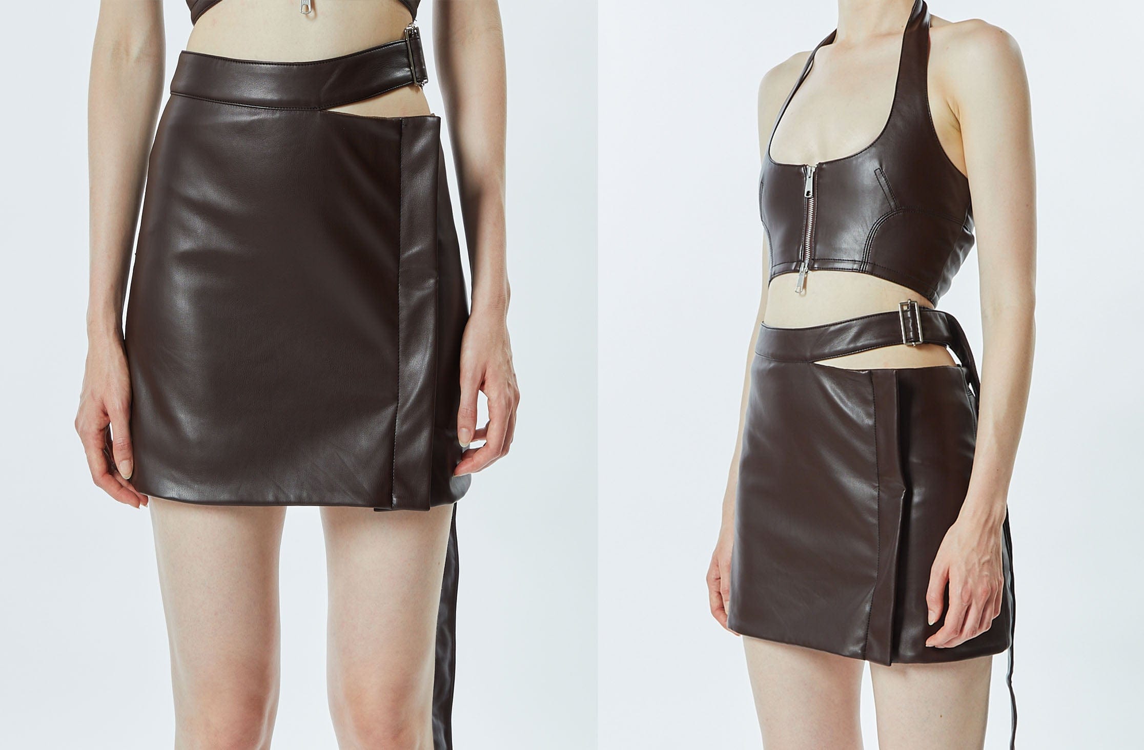 Maimoun Eckhaus Latta Switch Mini Skirt