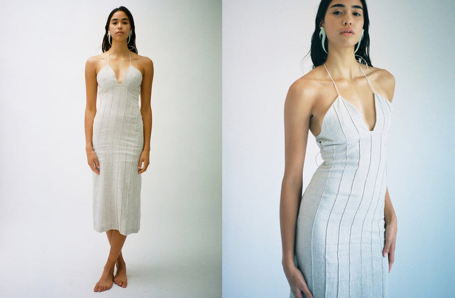 Maimoun Helena Manzano Lima Dress