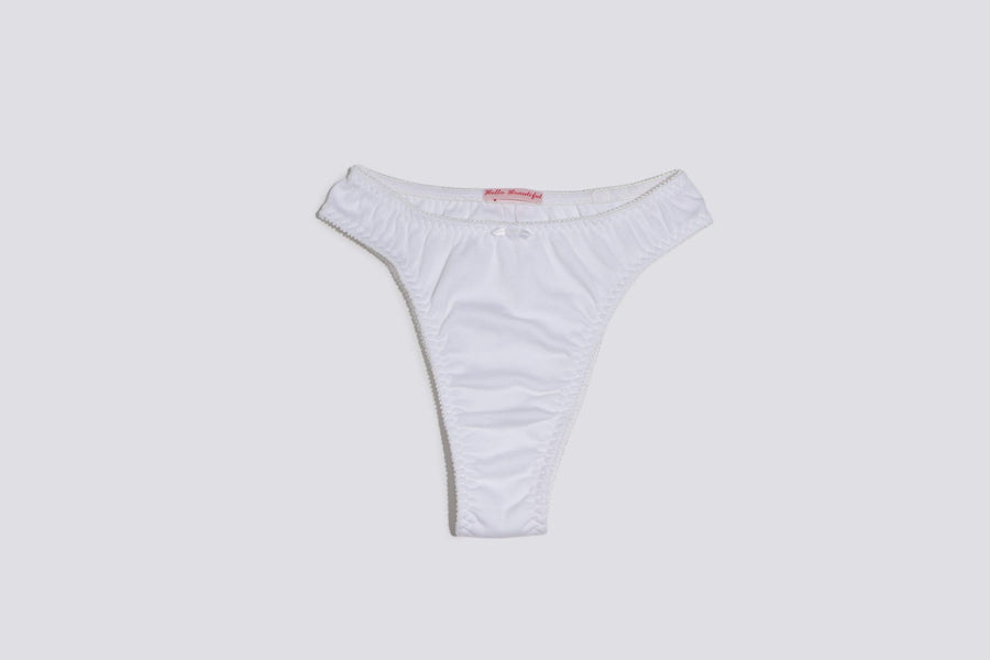 Maimoun Hello Beautiful White Signature Panty