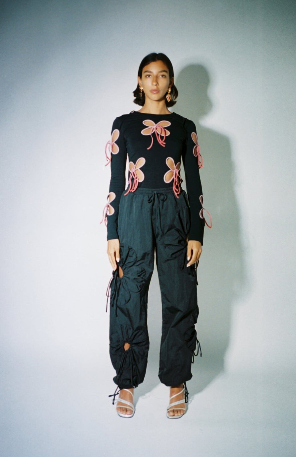 J.Kim ~ Black Flower Pants | MAIMOUN