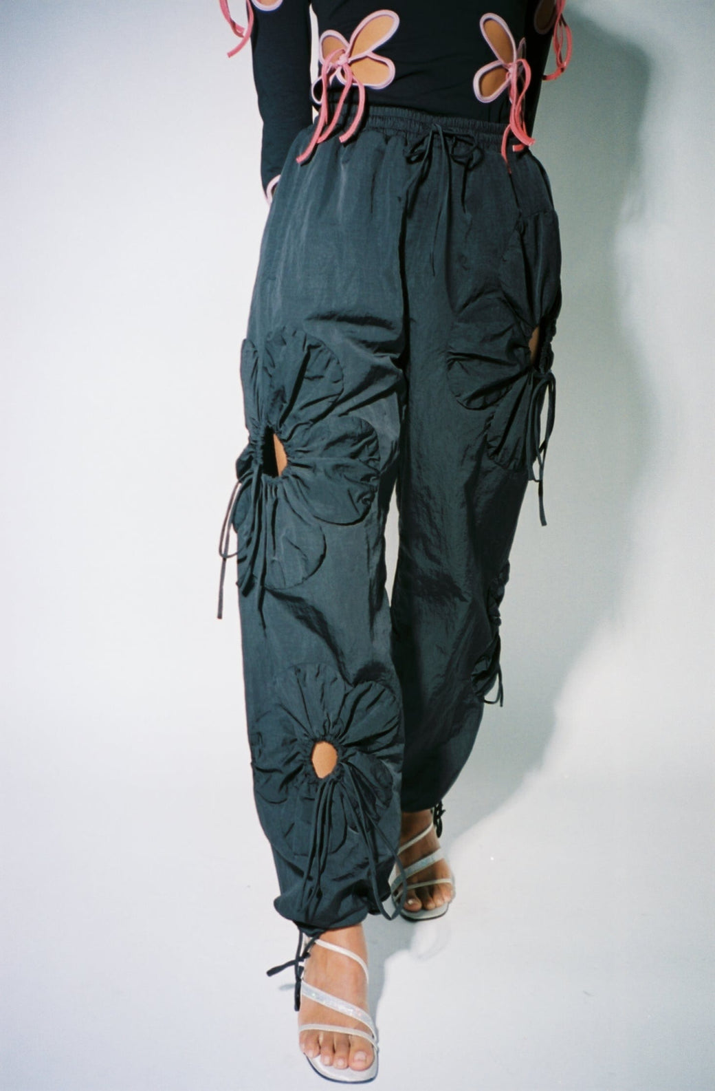 J.Kim ~ Black Flower Pants | MAIMOUN