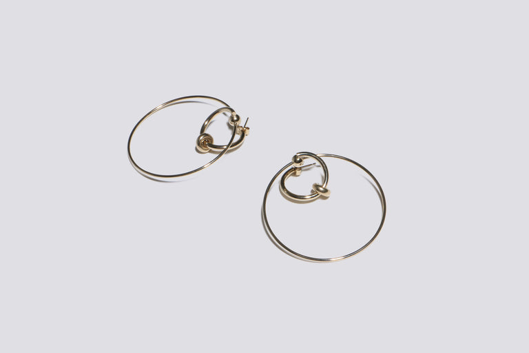 【Justine Clenquet】関税送料込★EVA ピアス ゴールド シルバー Justine Clenquet】関税送料込☆EVA ピアス ゴールド シルバー