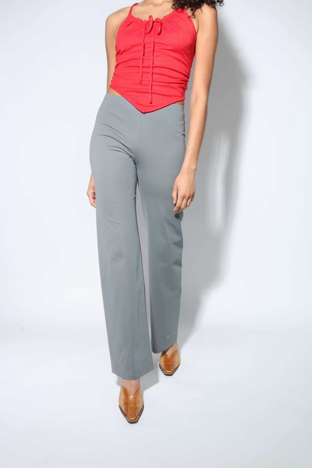 Maryam Nassir Zadeh Grey Dance Lounge Pants In 788 Wharf