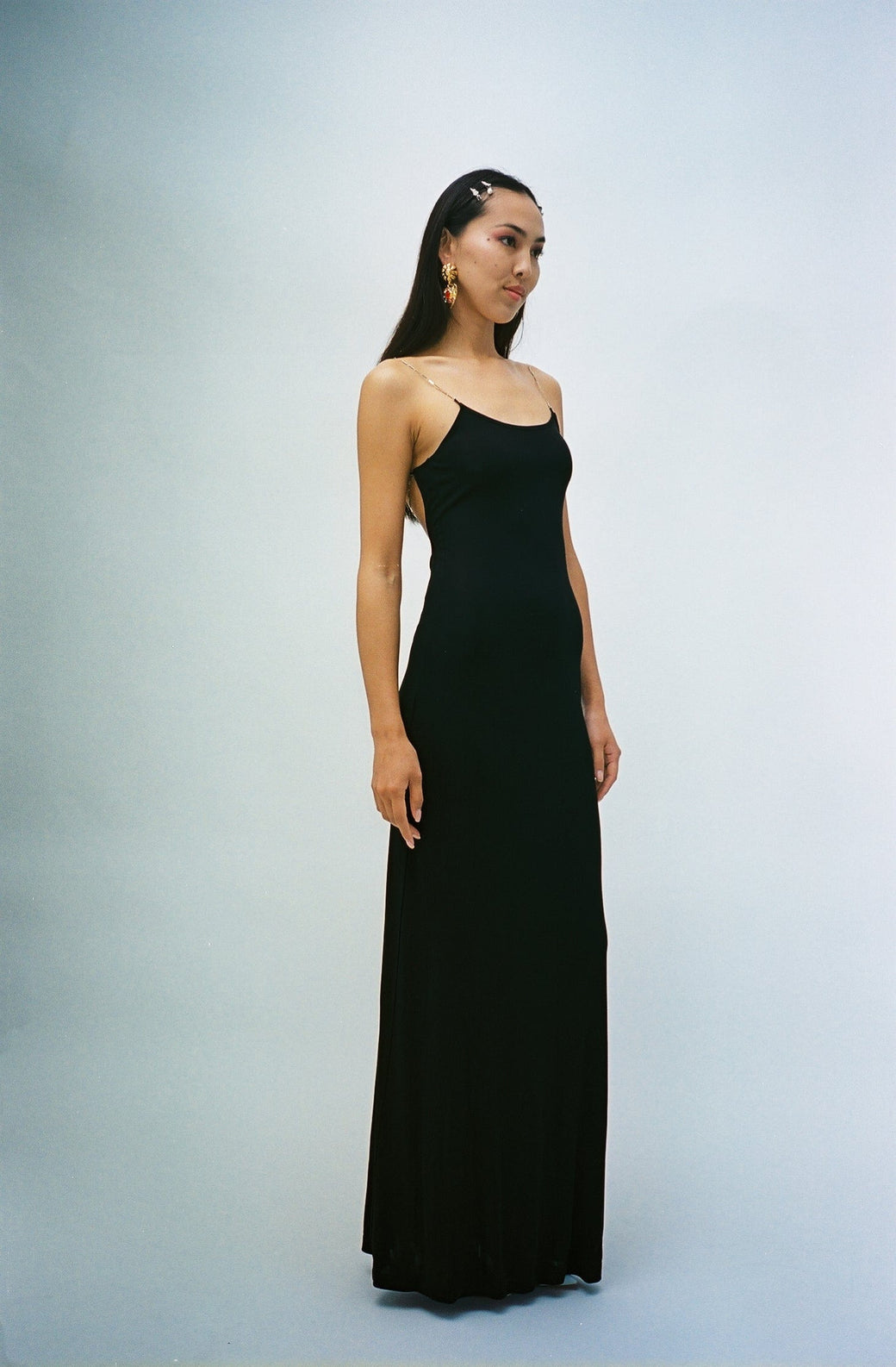 Maryam Nassir Zadeh - Black Luna Gown | MAIMOUN