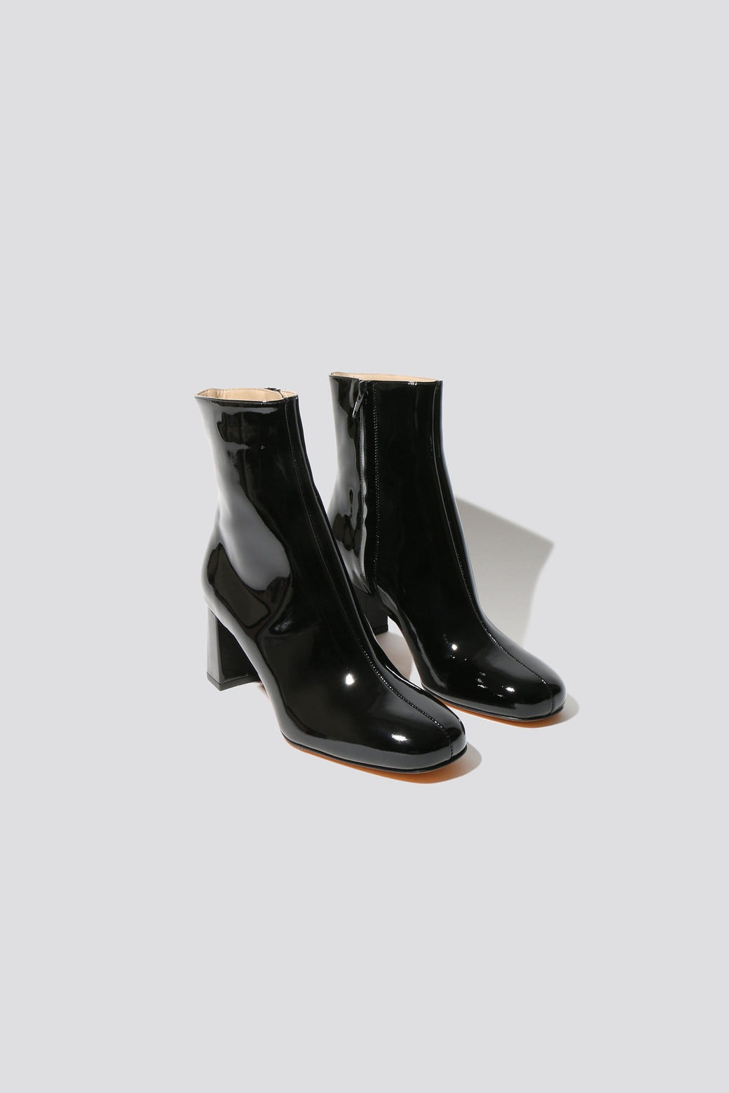 Maryam Nassir Zadeh - Black Patent Agnes Boot | MAIMOUN