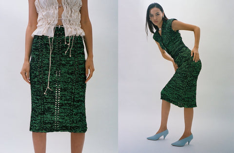 【THE MOZZ】Mont Basic Setup Skirt Mozh Mozh ~ Sola Skirt | MAIMOUN