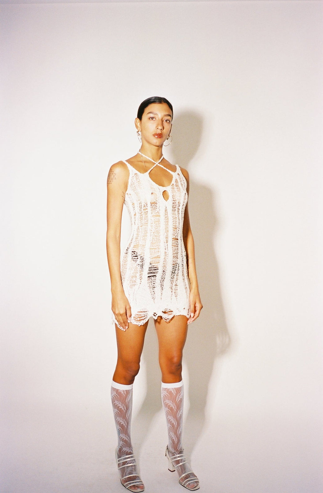 silk mini dress Rui ~ Vapor Silk Mini Dress