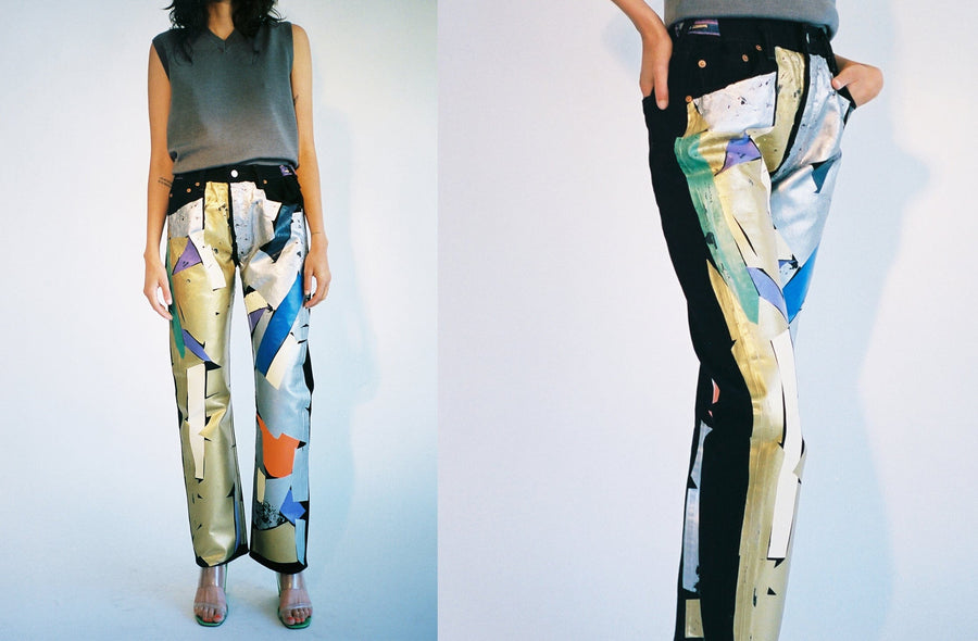 Maimoun SC103 Peeling Paint Jeans