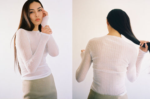 Standard Issue ~ White Tulle Top | MAIMOUN