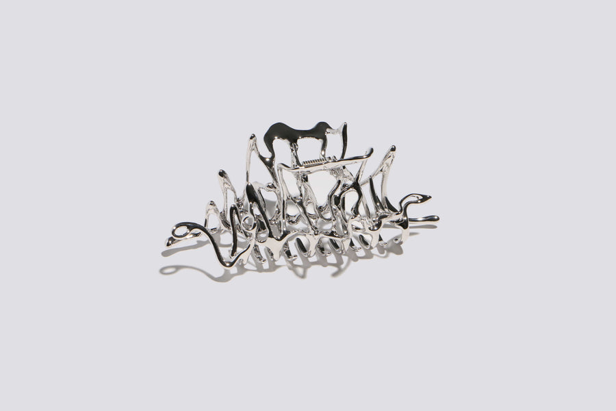 Maimoun Yvmin Rippled Metal Hair Claw